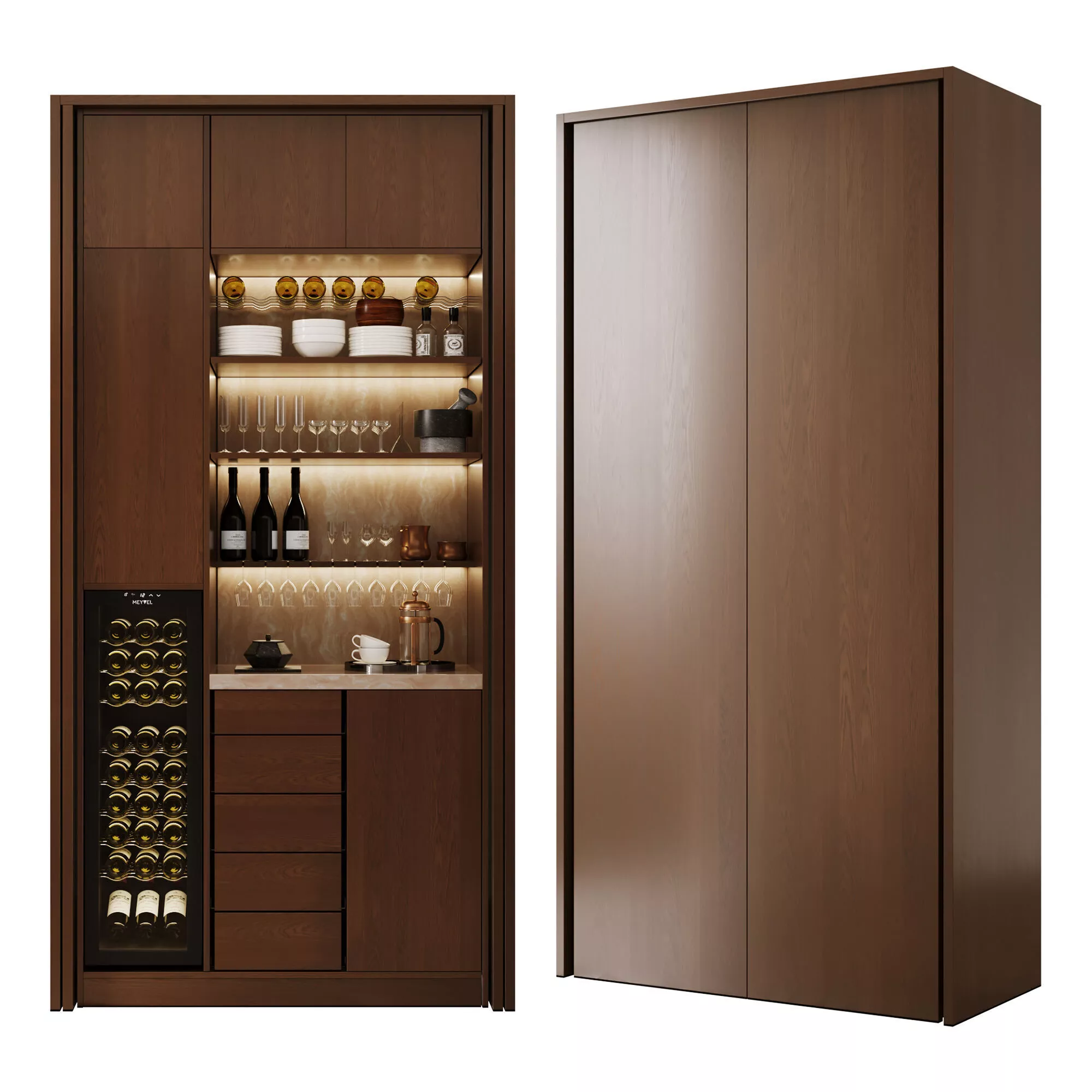Bar cabinet 3D model