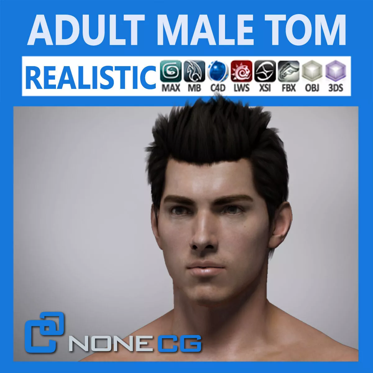 Male Tom Low-poly 3D model