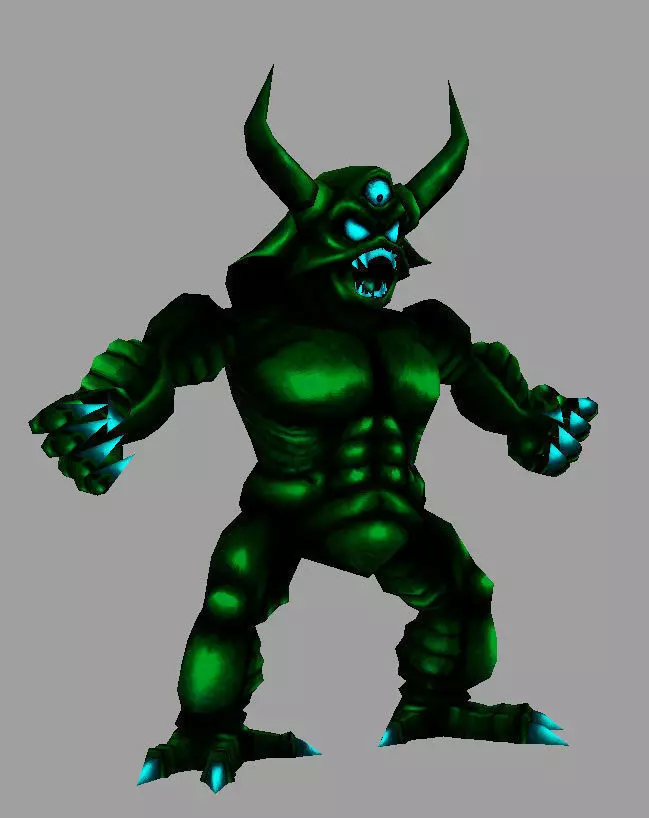 model Devils rise Low-poly 3D model