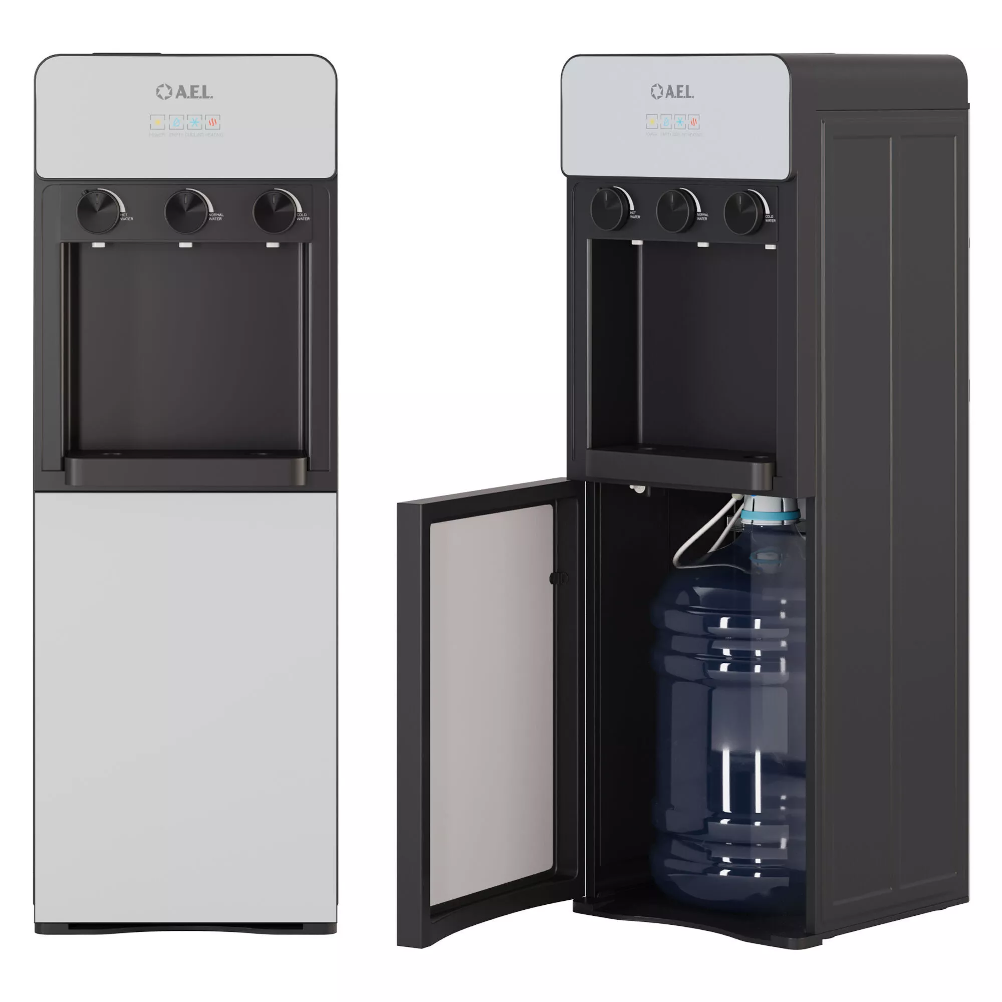 Water cooler 3D model