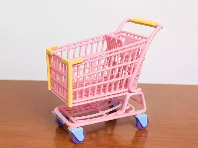 Miniature Shopping Cart for 3d printing 3D print model