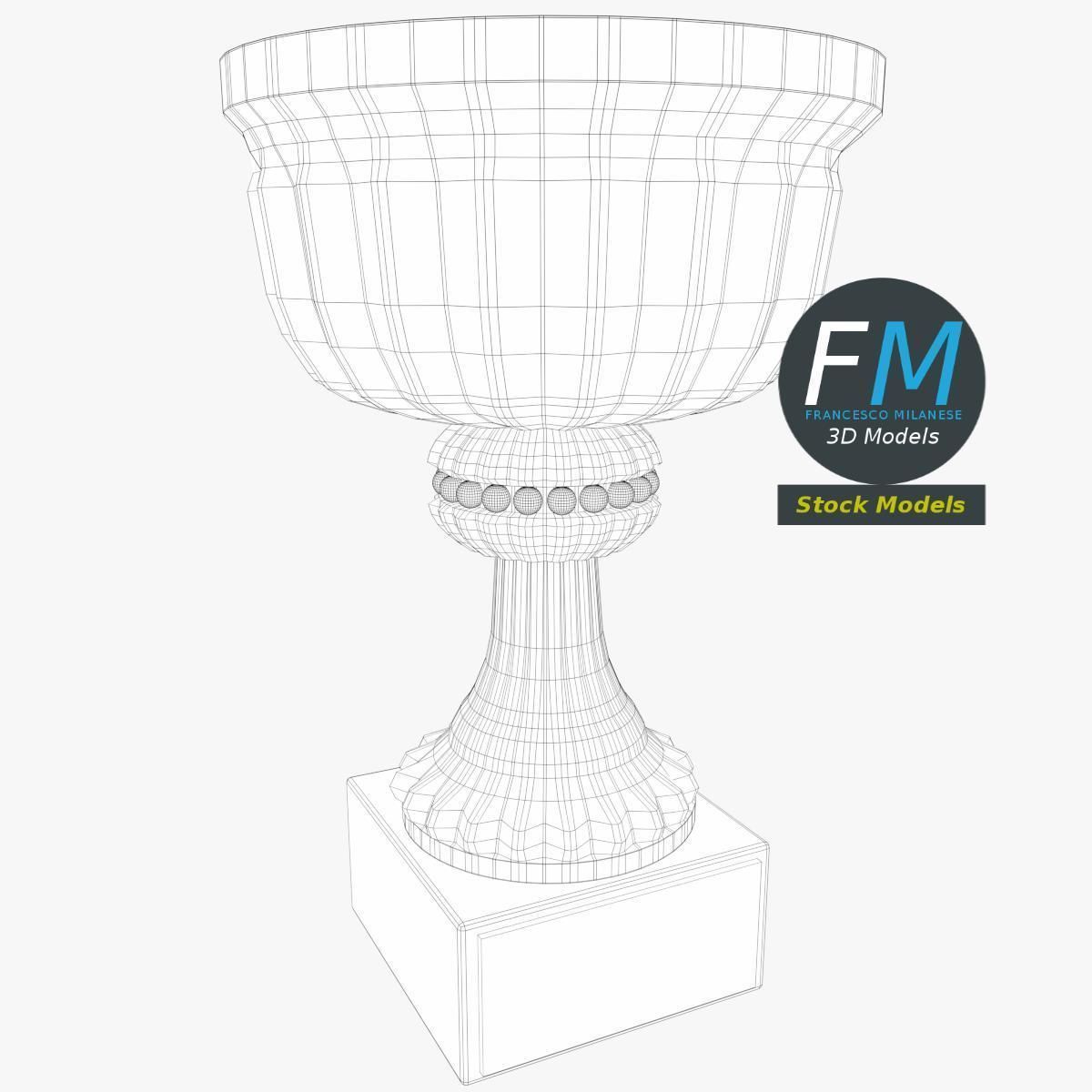 Small trophy cup 1 3D model_7