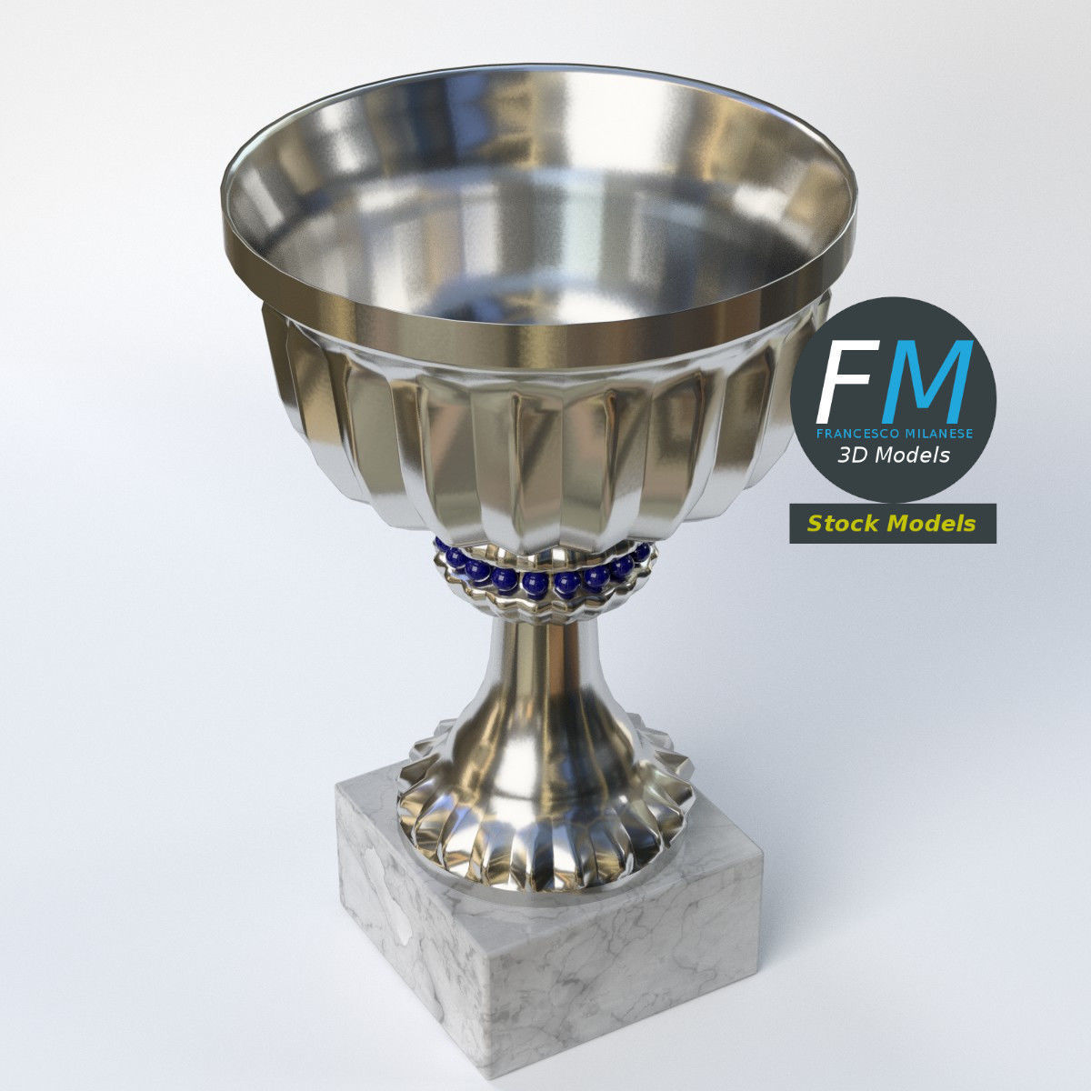 Small trophy cup 1 3D model_5