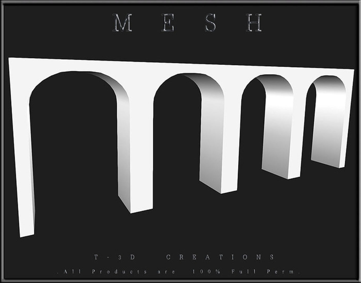 ARCH 04 Low-poly 3D model_1