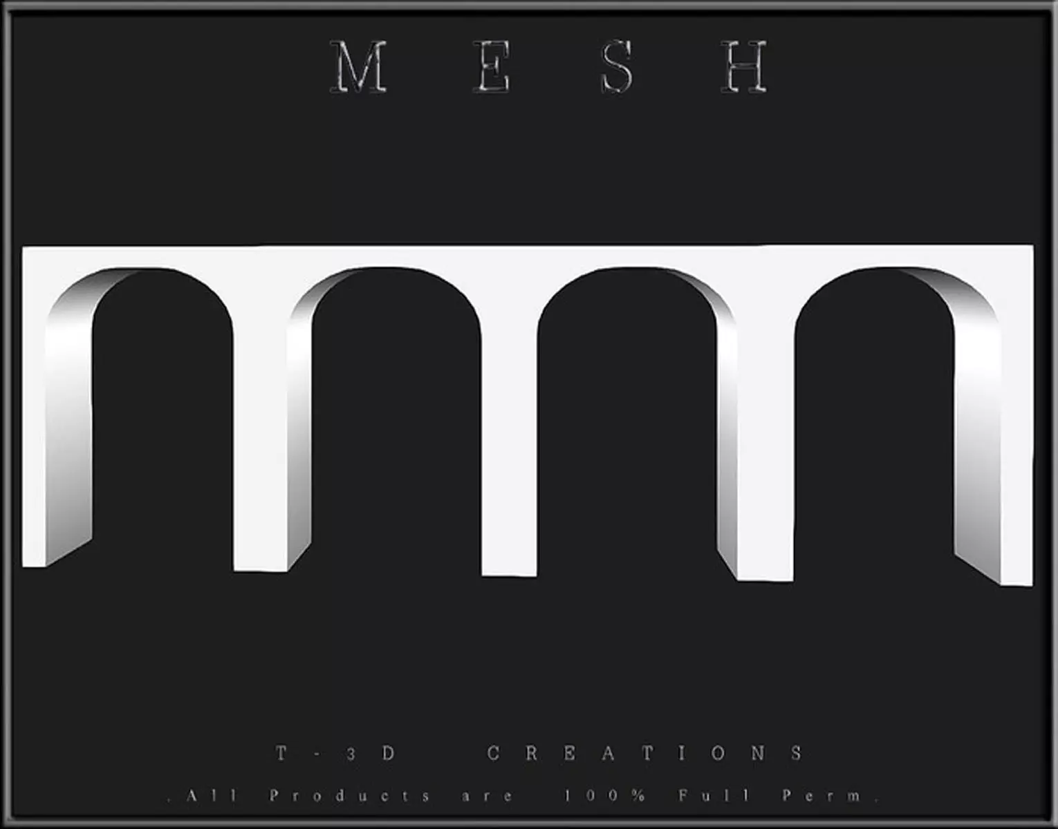 ARCH 04 Low-poly 3D model_0