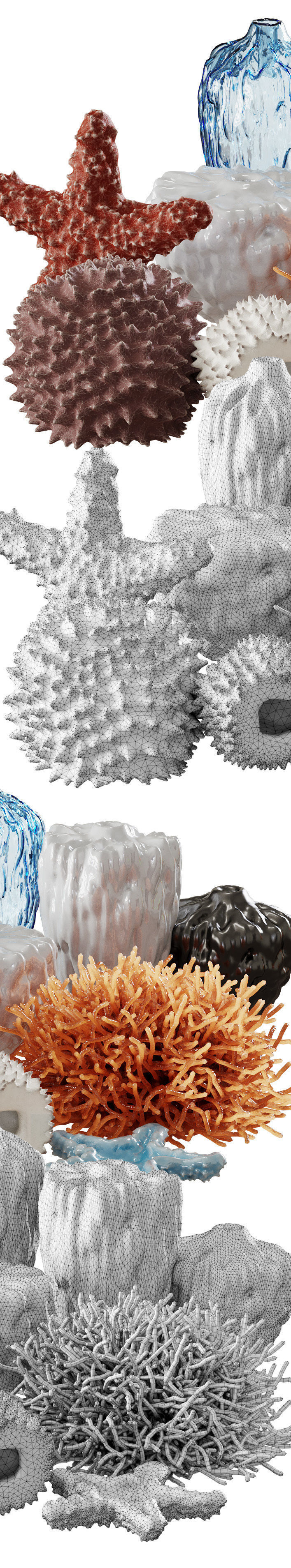 Marine decorations 3D model_3