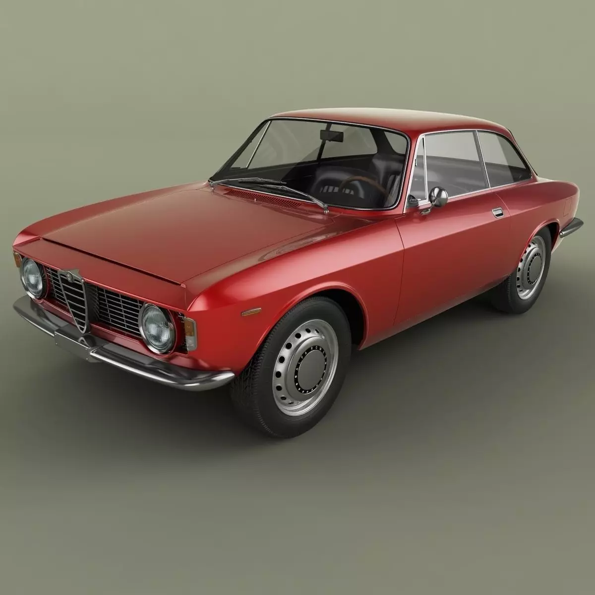 Alfa Romeo Giulia Sprint GT 3D model_0