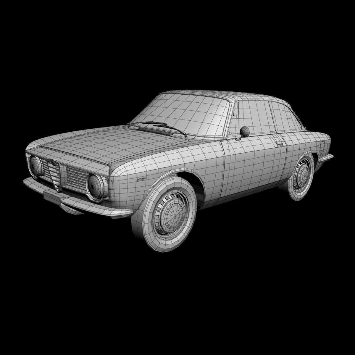 Alfa Romeo Giulia Sprint GT 3D model_13
