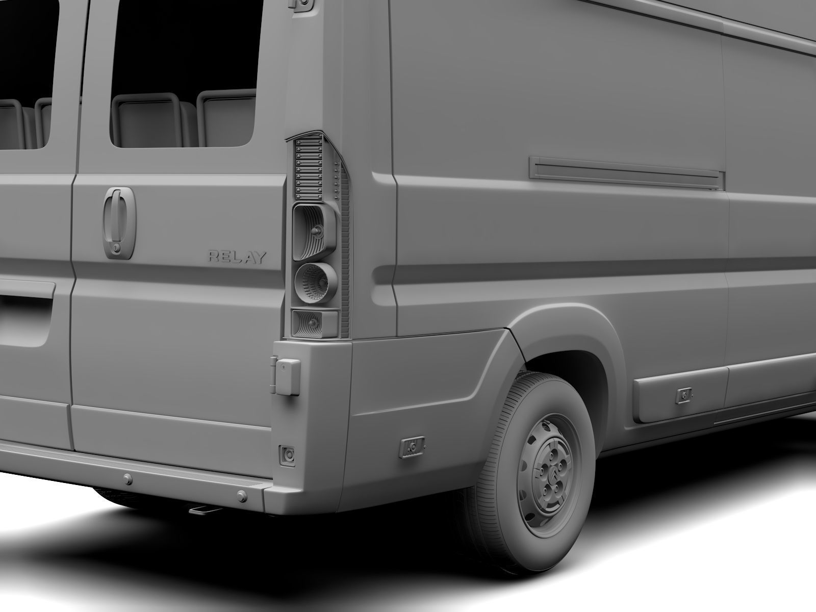 Citroen Relay Van L4H3 2006-2014 3D model_19