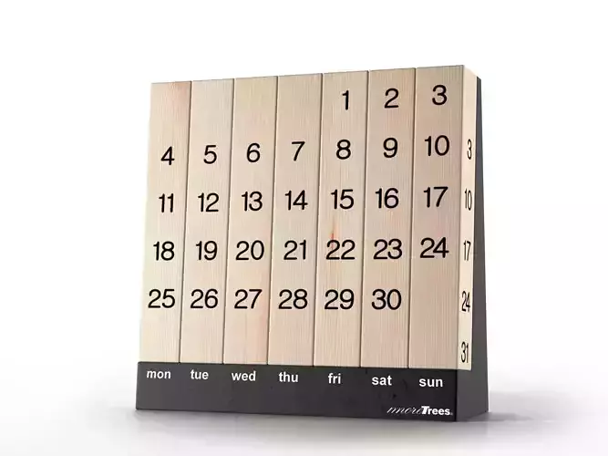 Perpetual Calendar 3D model