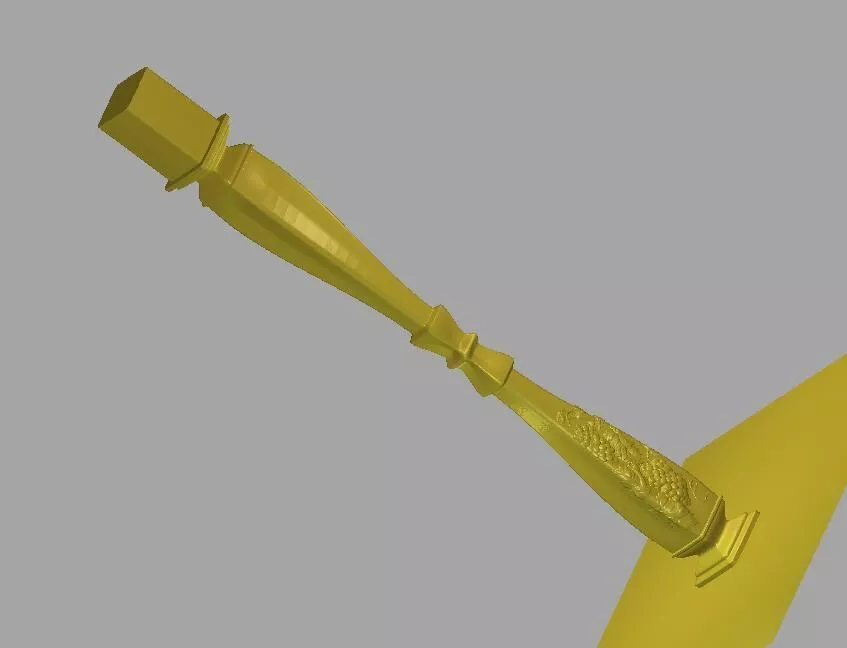 Decorative Turned Baluster STL Model 3D model