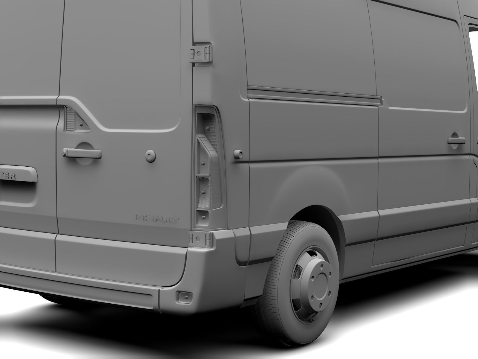Renault Master L2H2 Van 2010 3D model_11