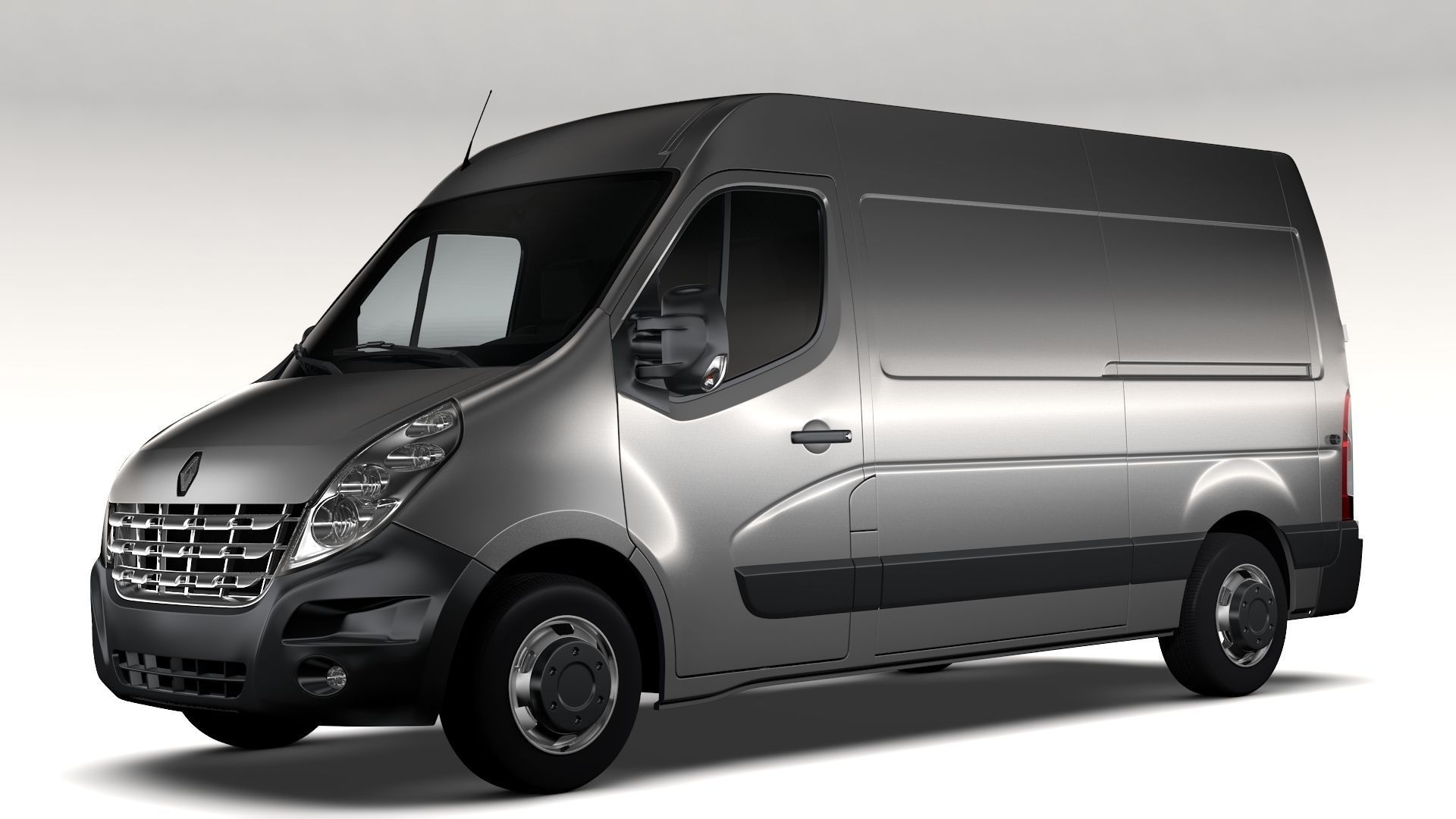 Renault Master L2H2 Van 2010 3D model_3