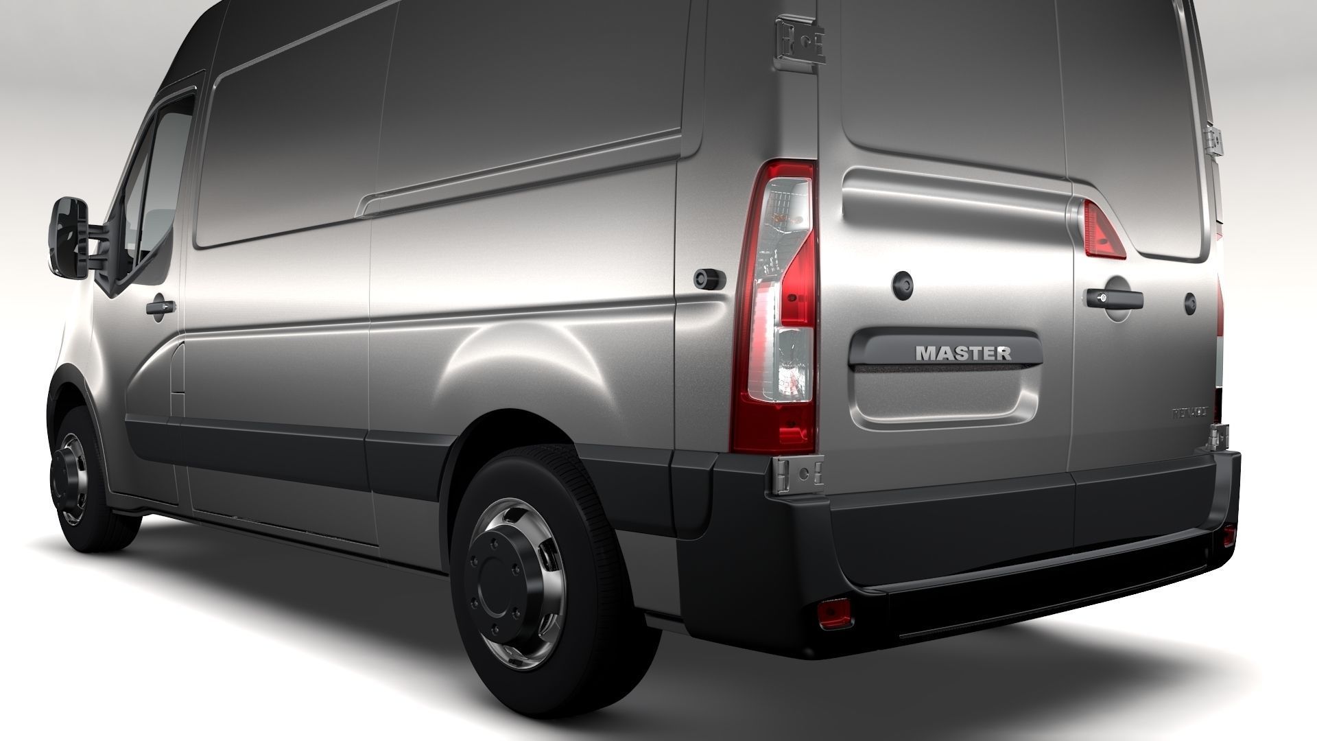 Renault Master L2H2 Van 2010 3D model_10