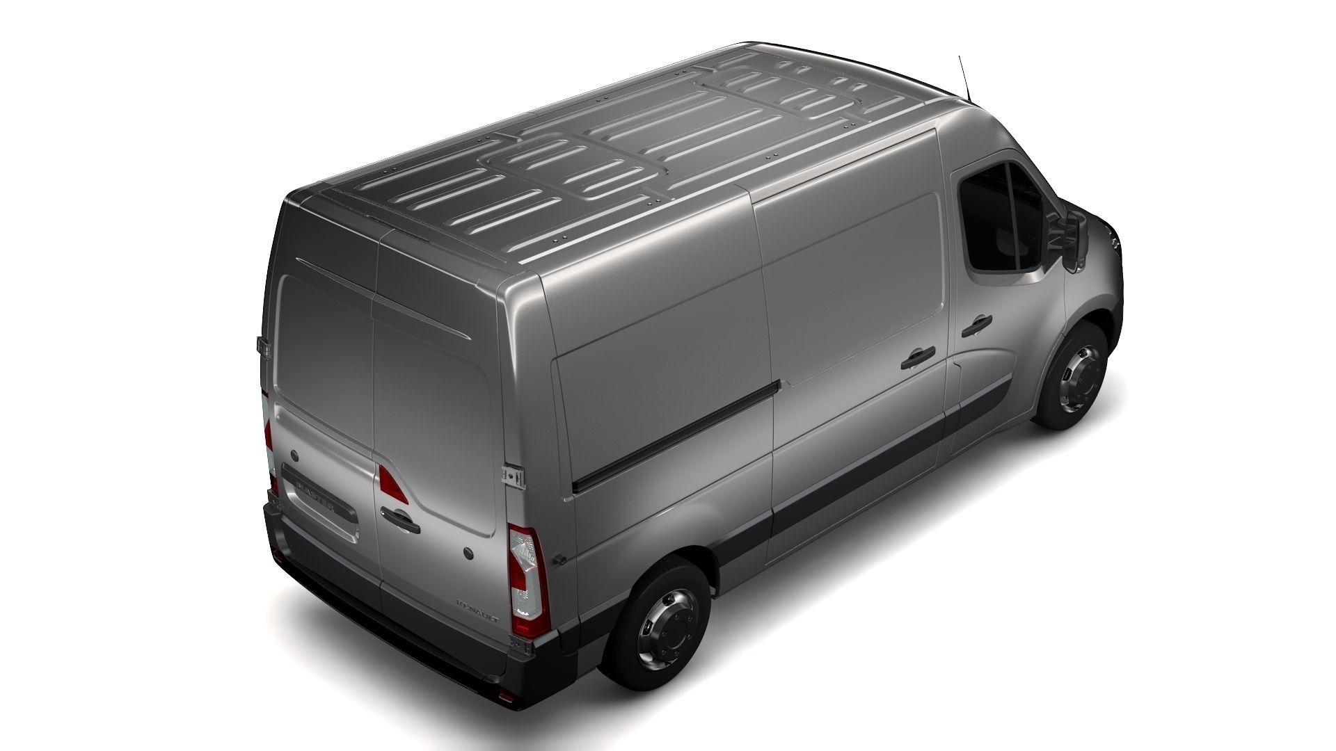 Renault Master L2H2 Van 2010 3D model_7