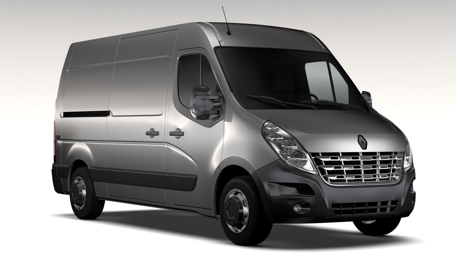 Renault Master L2H2 Van 2010 3D model_8