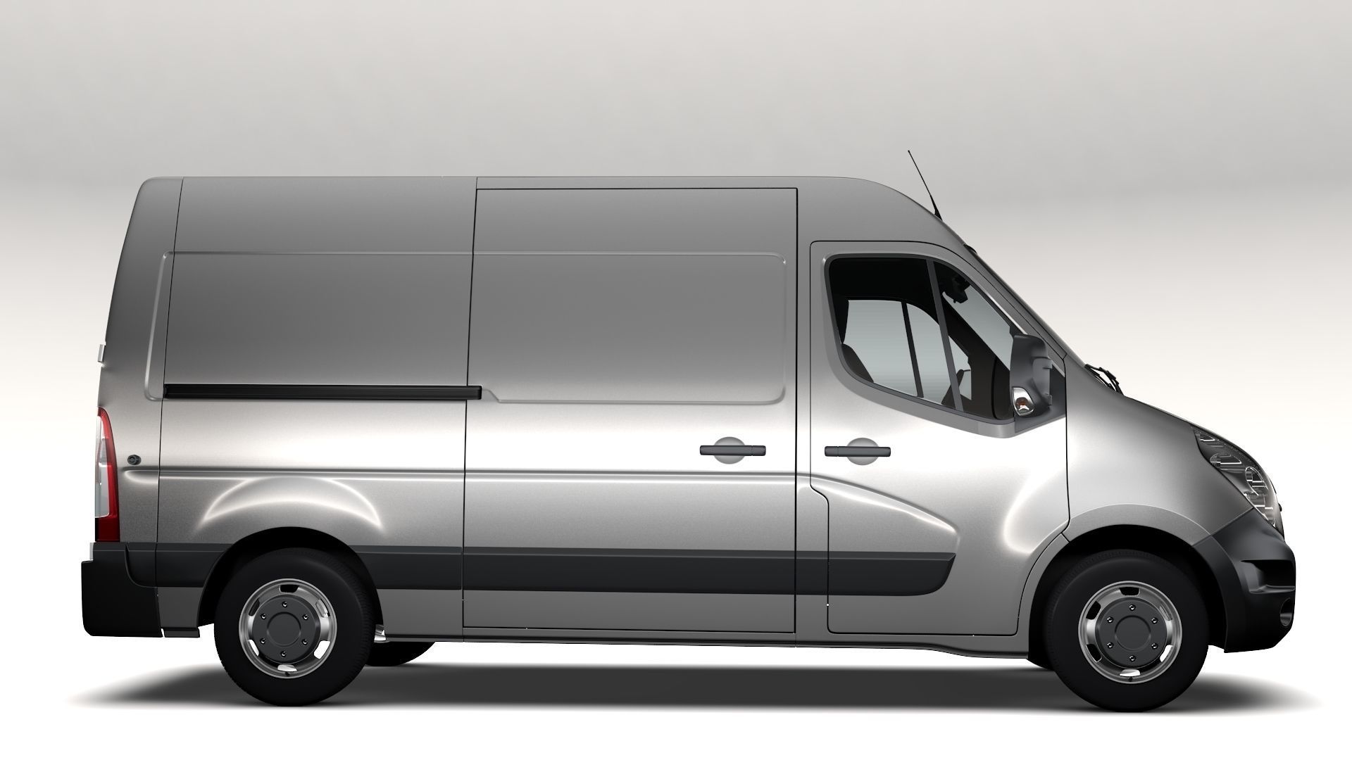 Renault Master L2H2 Van 2010 3D model_9