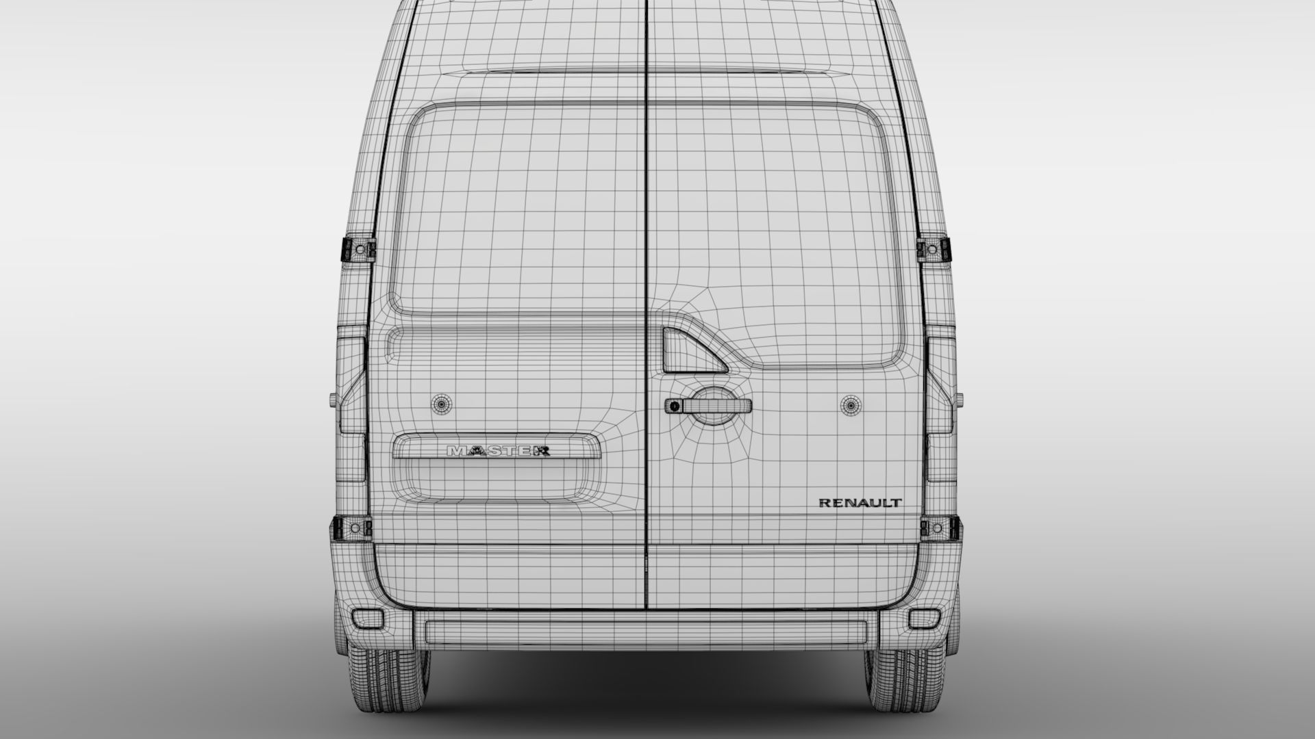 Renault Master L2H2 Van 2010 3D model_16