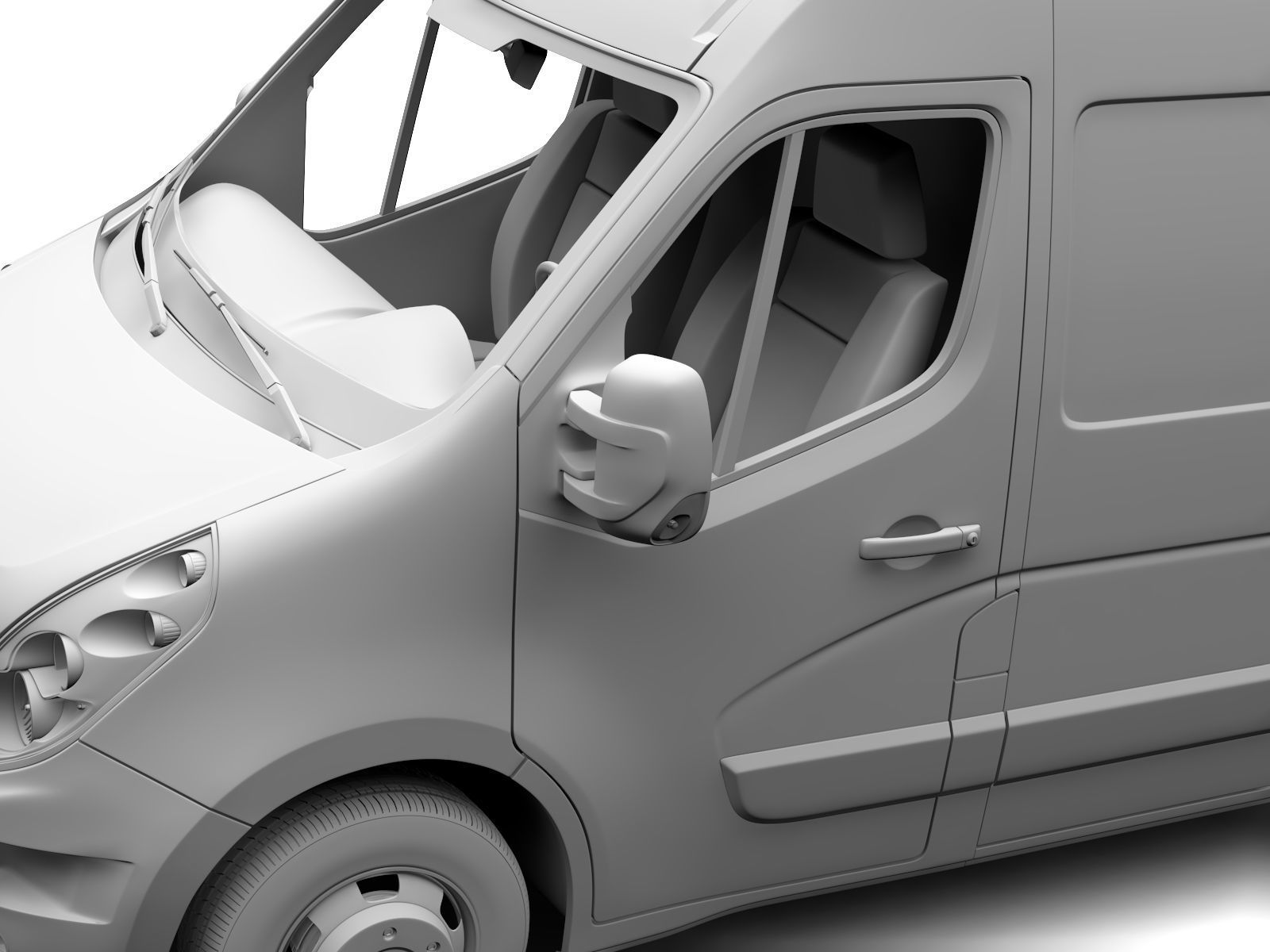 Renault Master L2H2 Van 2010 3D model_18