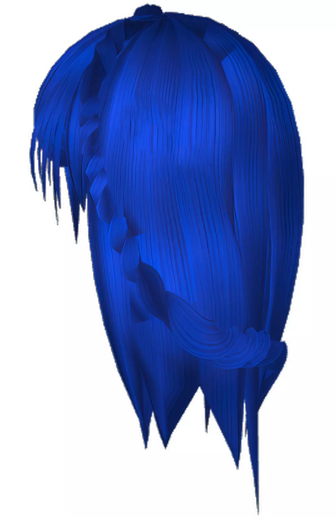 Hairstyle Lowpoly 02 Low-poly 3D model