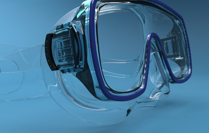 water mask Free 3D model