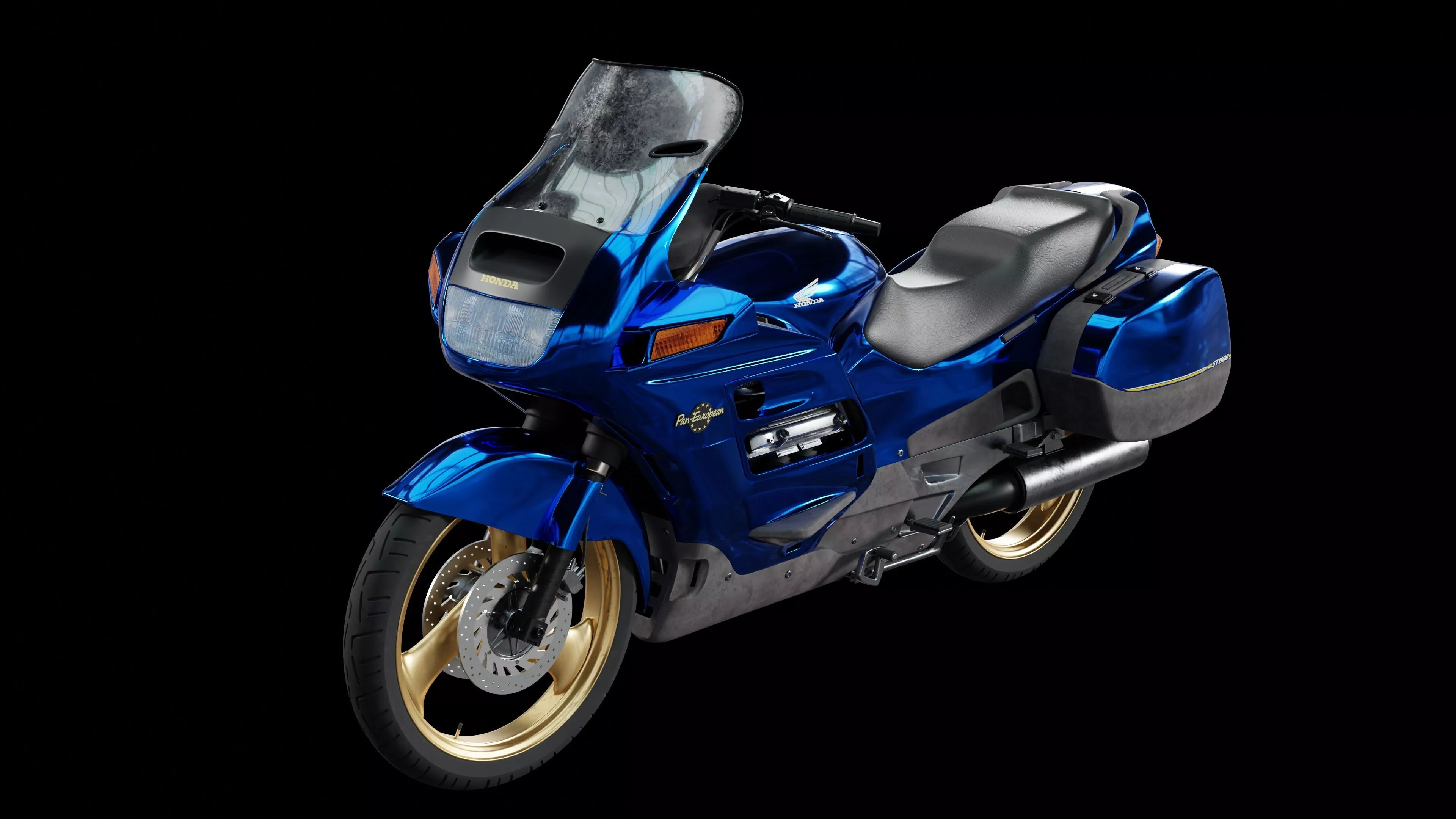 HONDA ST 1100 Pan European motorcycle 3D model