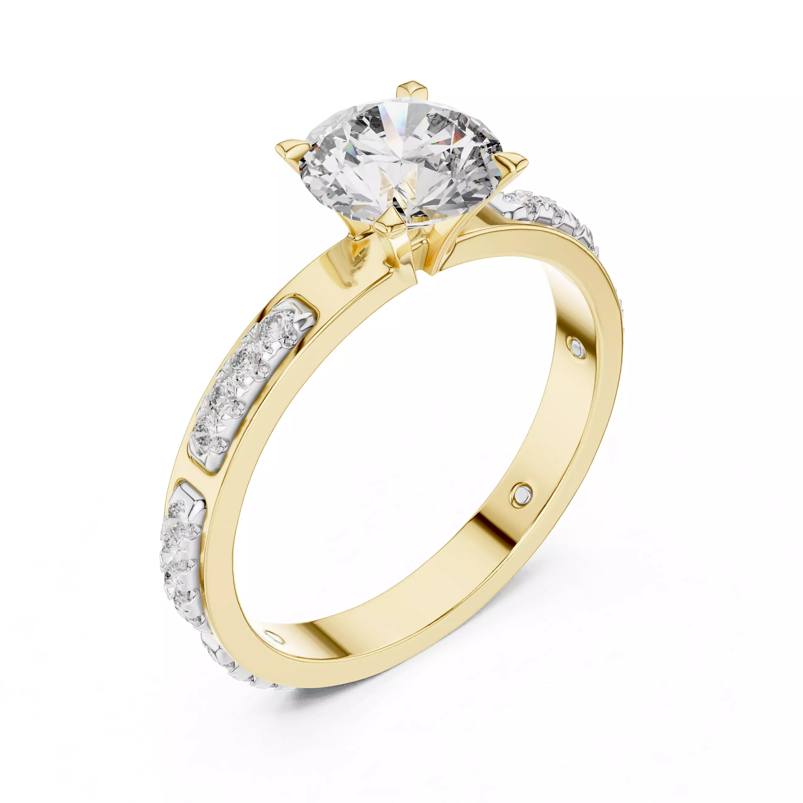 Women Ring Render 3dm STL MP4 Details 3D print model