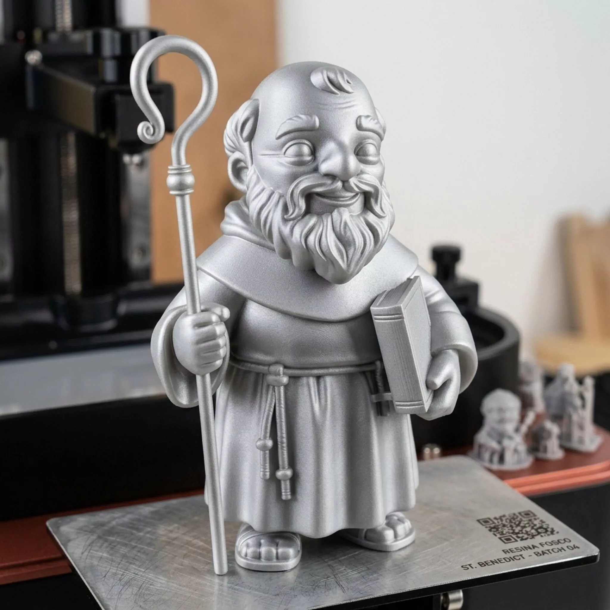 Saint Benedict Cartoon 3D print model