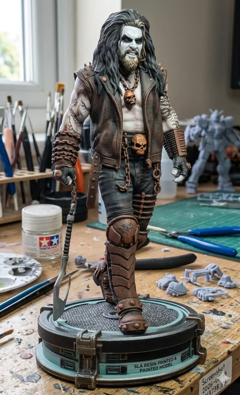 LOBO Jason Momoa Version from Supergirl 3D print model