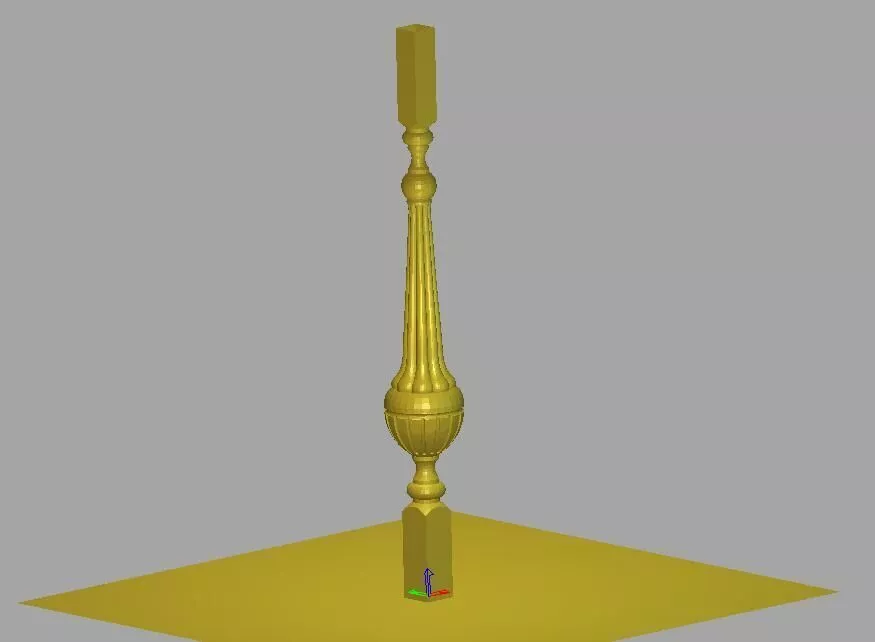 Classic Stair Baluster and Spindle 3D Model STL 3D model
