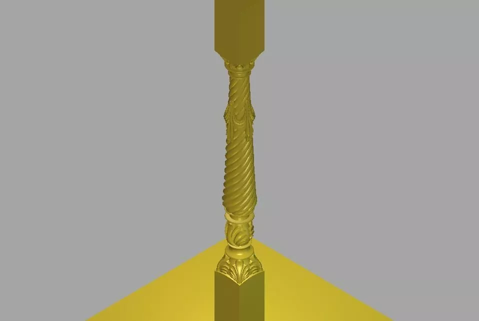 Classic Stair Baluster and Spindle 3D Model STL 3D model