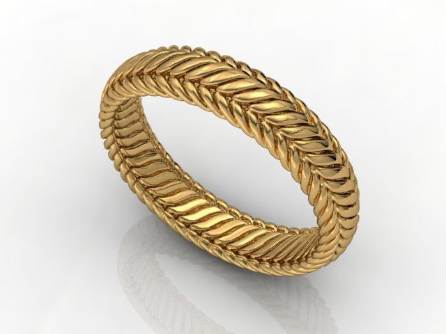 Jewelry ring 3D print model_1