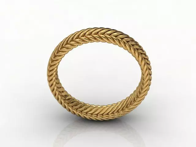 Jewelry ring 3D print model_0