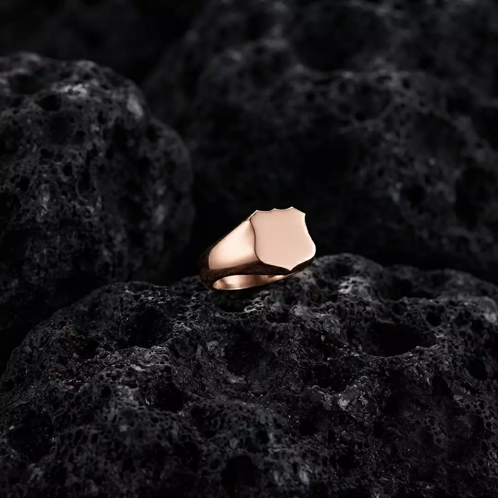 Jewelry Signet Ring v3 S Size 3D print model