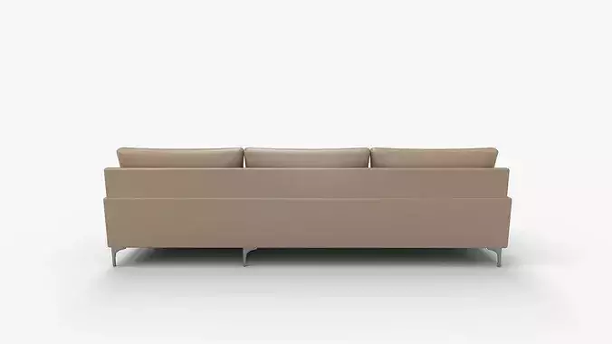 Connor Sectional Right Hand Facing 3D model 4