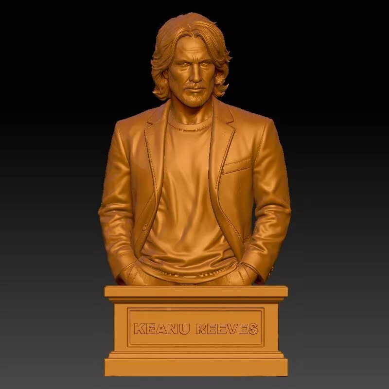 Keanu Reeves 3D print model