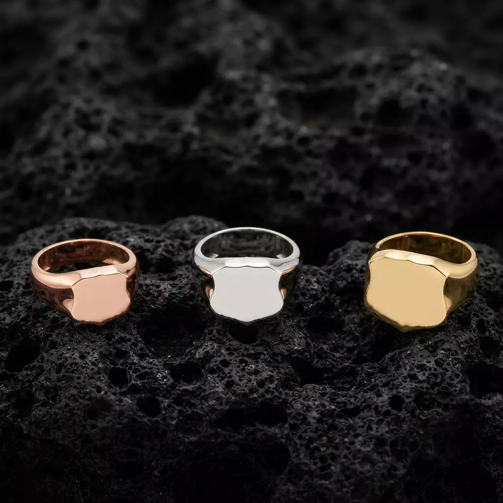 Jewelry Signet Ring v3 S M L Sizes Pack