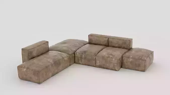 Sofa leather sectional