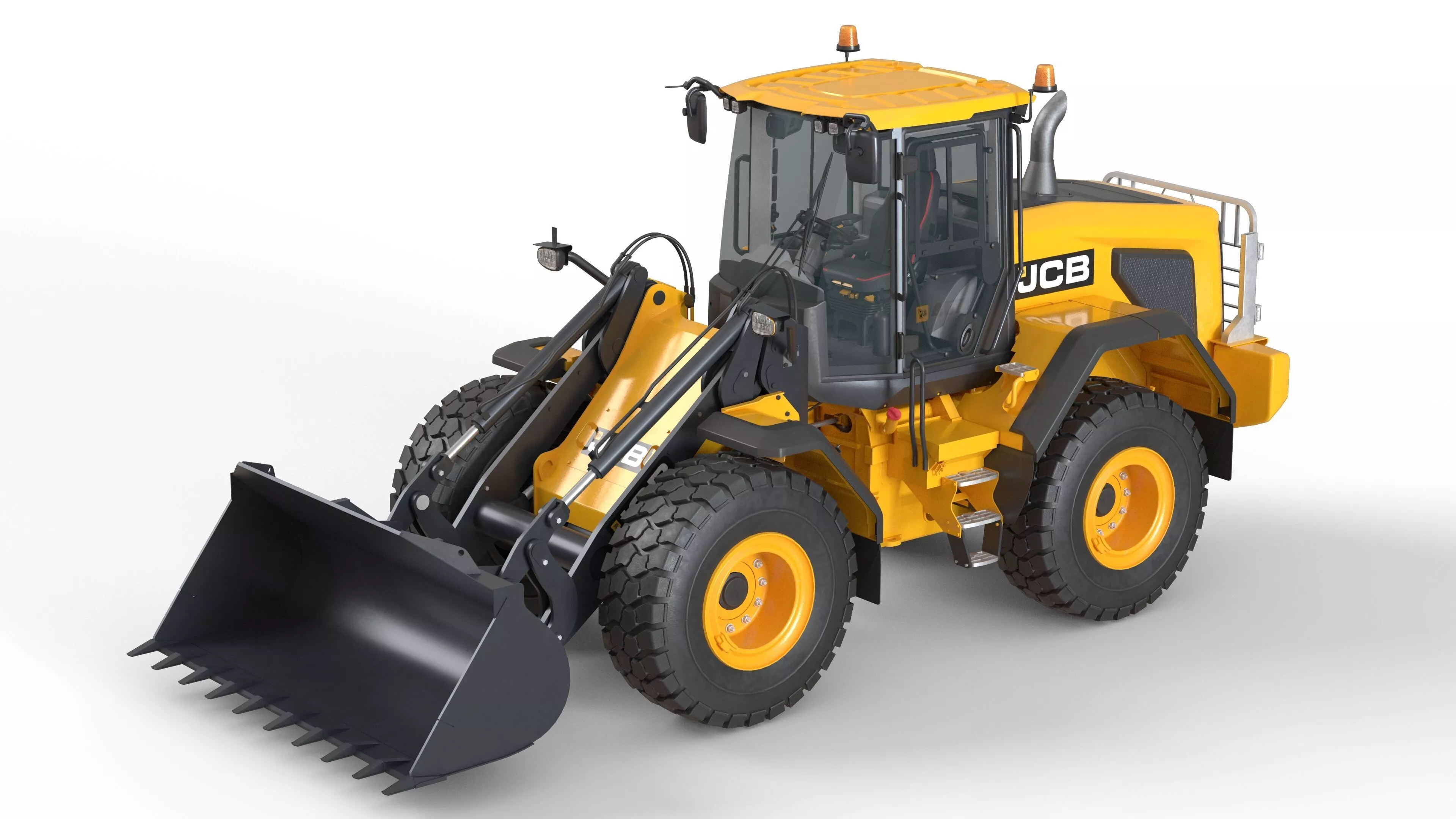 JCB Wheel Loader 457 Low-poly 3D model