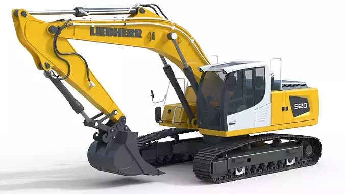 Liebherr Crawler Excavator R920 Yellow  