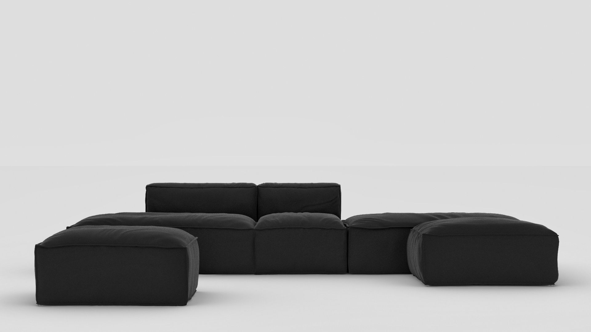 SOFA COLLECTION sectional 3D model_2