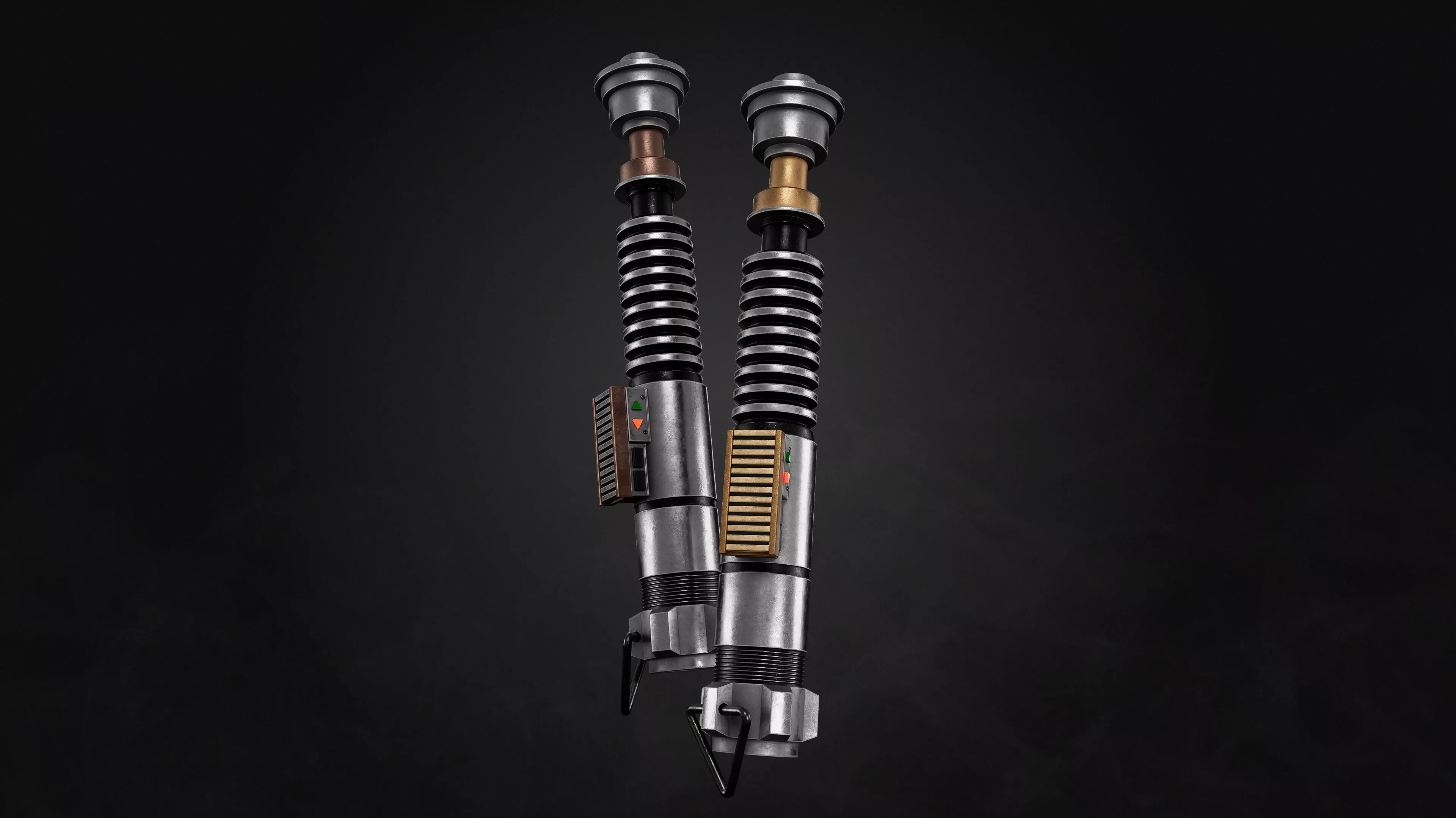 Star Wars Luke Skywalker Lightsaber PBR textured 3D model