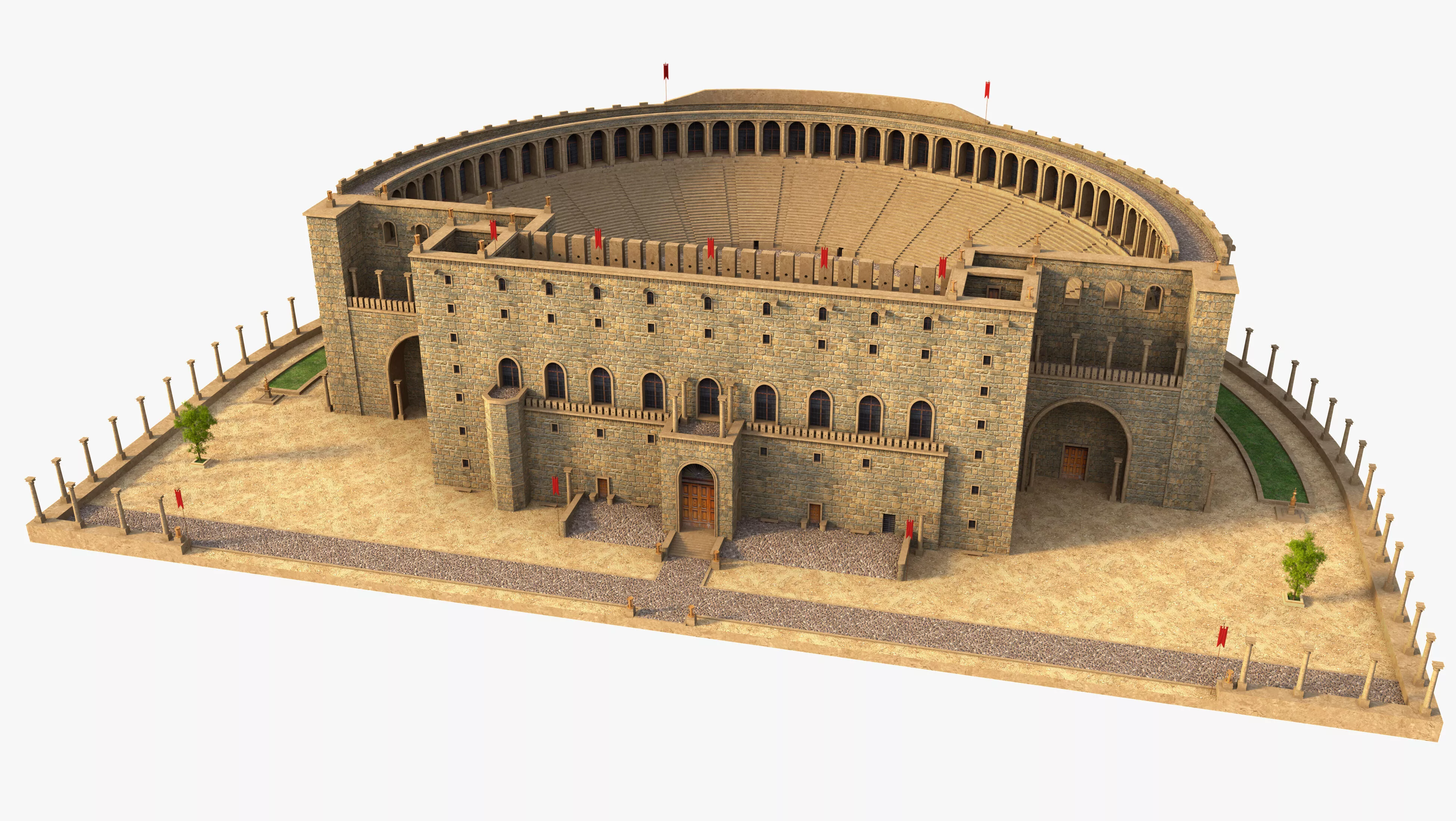 Roman Theatre of Aspendos 3D model