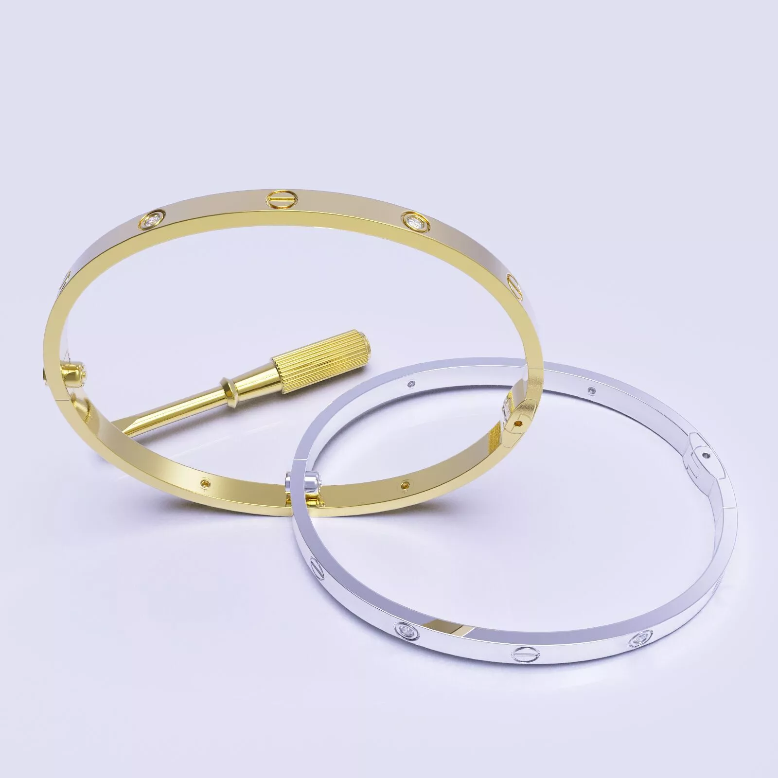 Bracelet Love 170mm cod36 3D print model