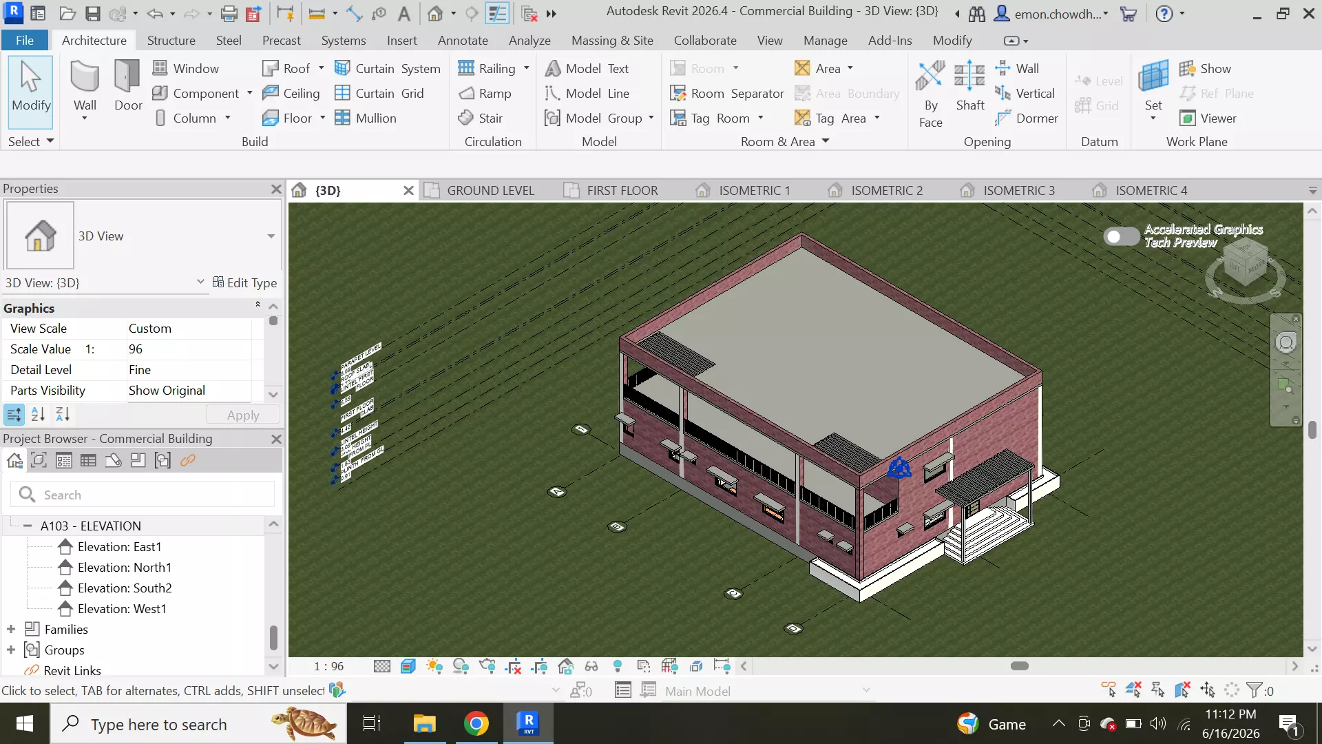 Commercial Office 3D model