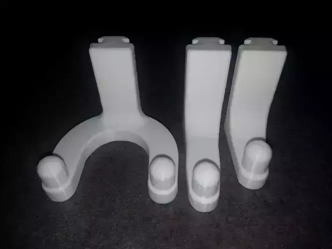 Set of wall hooks for Lifetime Sheds 3D print model