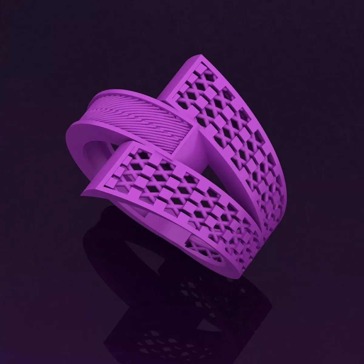 Minimalist Turkish Ring Design 3D print model