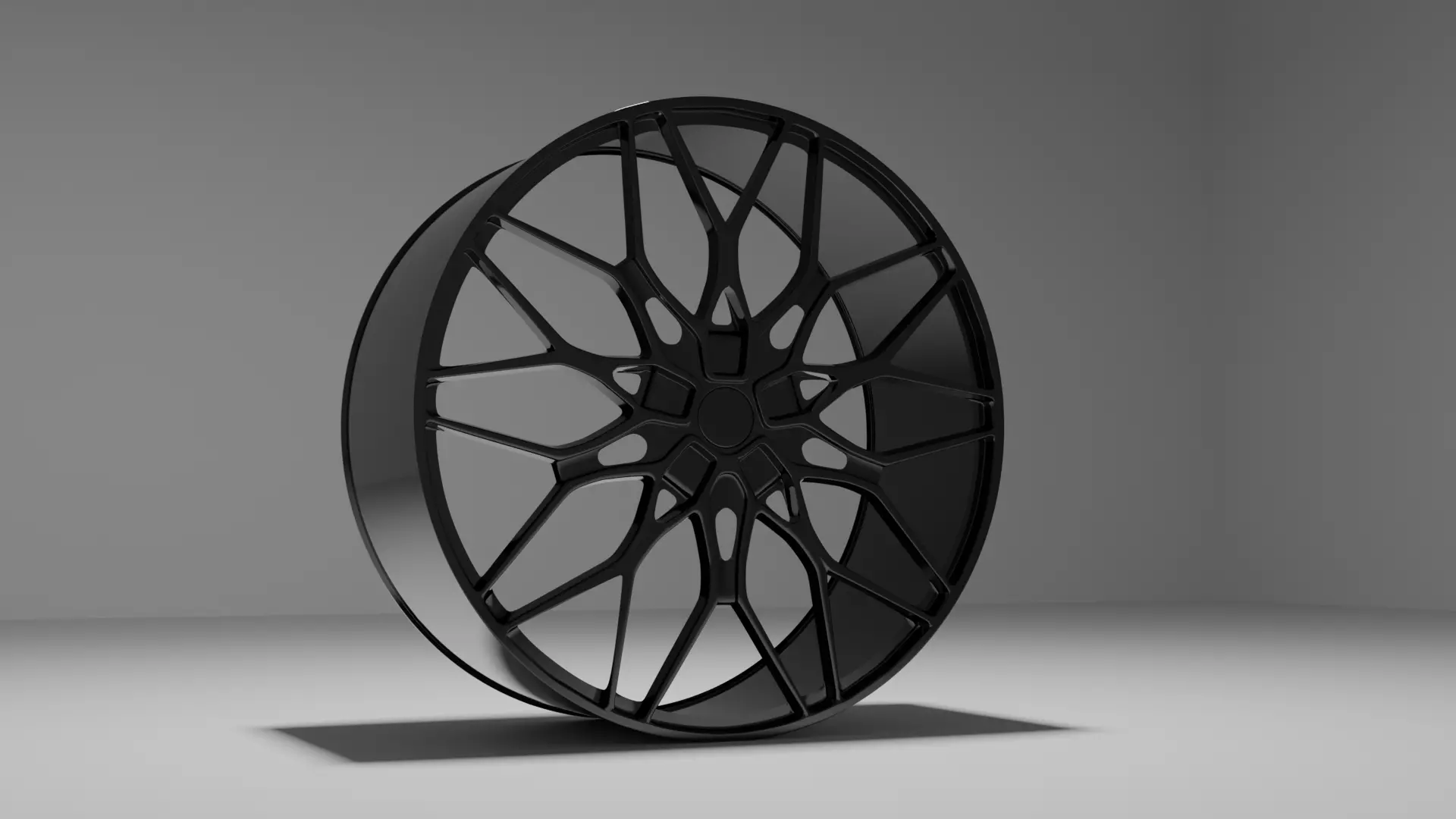 Custom Sport Rims 3D model