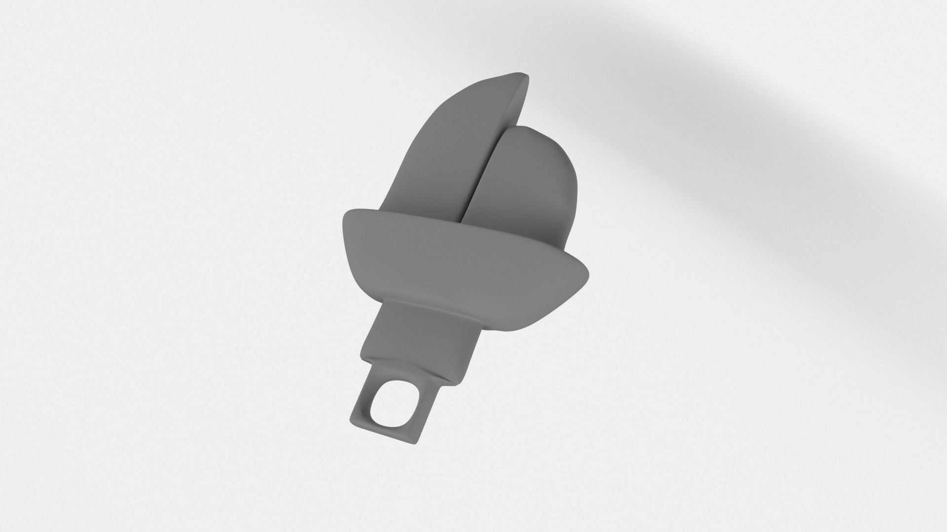 Key holder and chain for 3D printing  3D print model_3