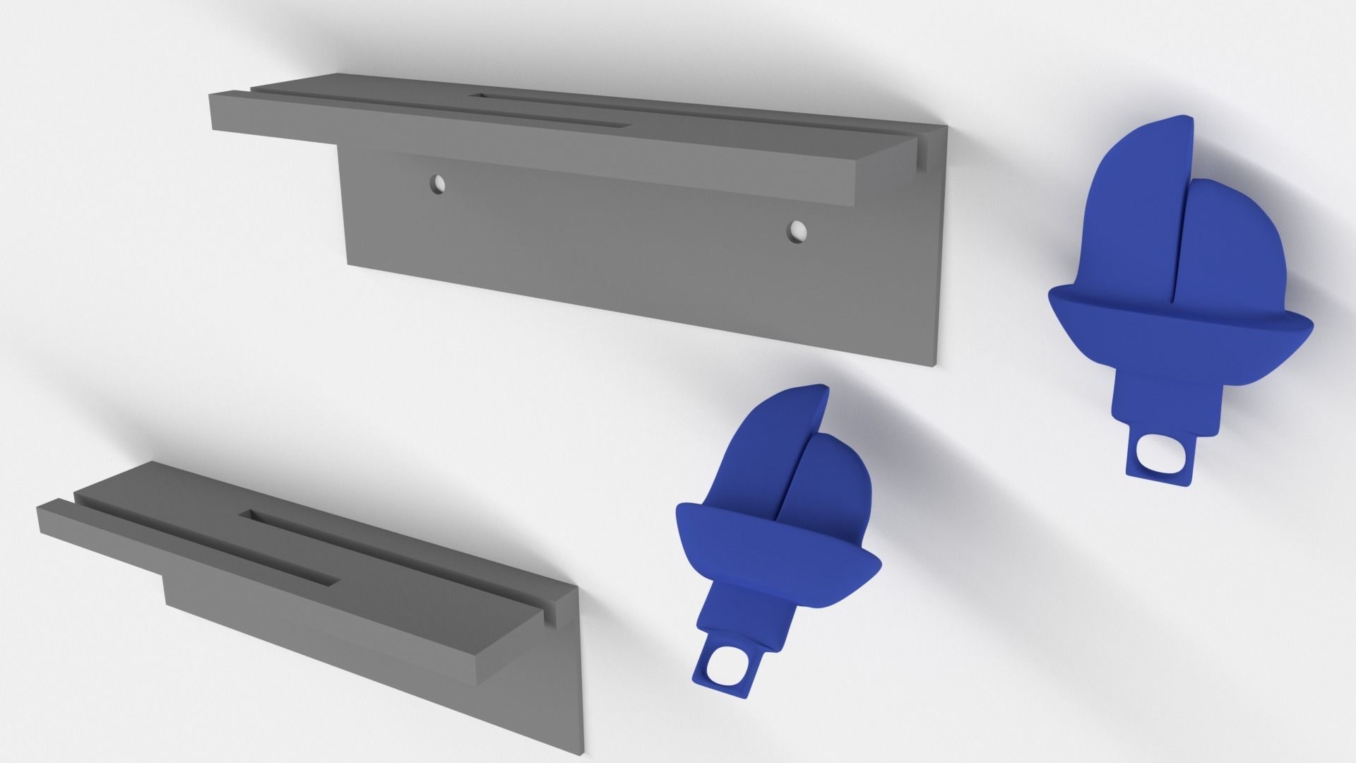 Key holder and chain for 3D printing  3D print model_1